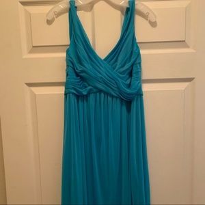 David's Bridal blue size 6 dress